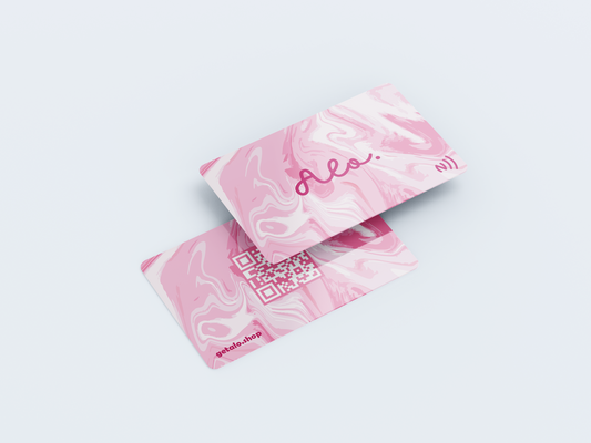 Alo NFC Wavy Pink Card