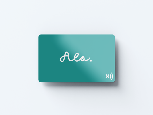 Alo NFC Turquoise Card