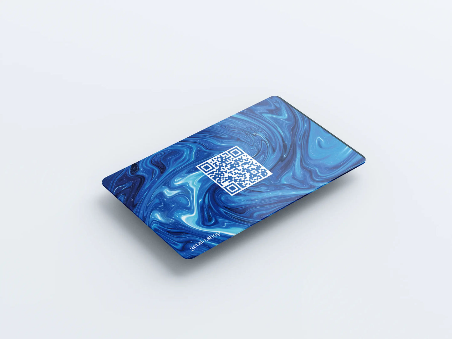 Alo Wavy Blue Card