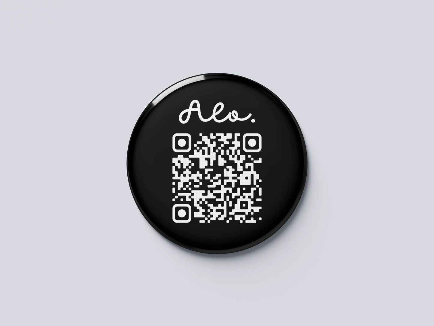 Alo Black Sticker