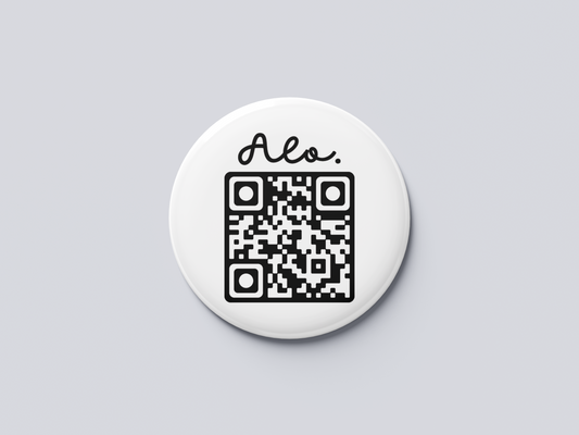 Alo NFC White Sticker